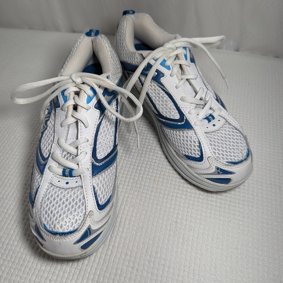 Fila Fit Walk-N-Sculpt Athletic Shoes, Blue/White, Size 7-1/2M - Picture 3 of 11